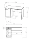 ф118 Стол письменный Т-5 Штерн дизайн 2