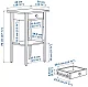 Прикроватная тумба HEMNES, Венге
