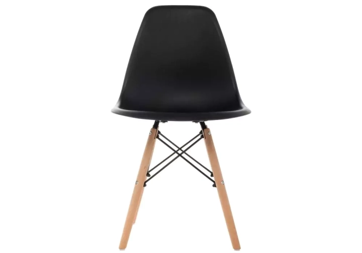 ф208а Стул деревянный Eames PC-015 черный