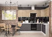 Кухня Лофт 2,4 м камень Арья, Серый