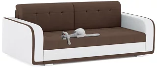 Прямой диван Генри Еврокнижка Коричневый