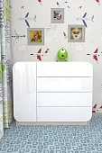 Комод Мебелеф-31 Черный