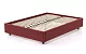Мягкая кровать SleepBox 140 без изголовья, Красный