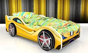 Кровать-машина Классик Феррари Кровати без механизма Желтый