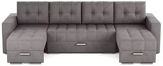Диван П-образный Бостон Лего Еврокнижка Серый