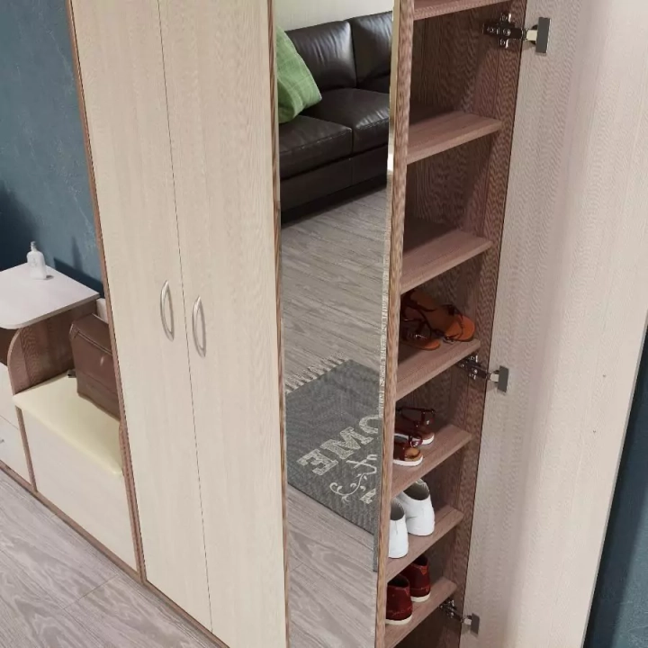 Прихожая Домино mini арт54, Бежевый
