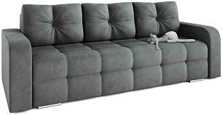 Прямой диван Берн (Мадрид) Еврокнижка Серый