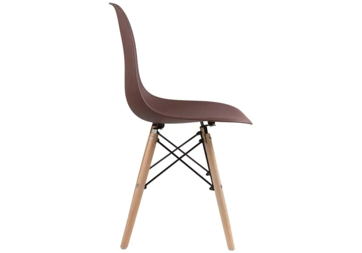 ф208а Стул деревянный Eames PC-015 brown