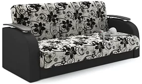 Диван книжка Лидер Цветы Книжка Серый