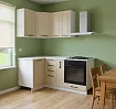 Угловая кухня Кёльн (софт айвори) 1.0х1.8м, Бежевый