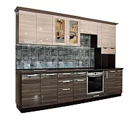 Кухня Венеция 5 глянец мдф на заказ Бежевый