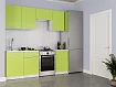 Кухня Адель 2,1 м (Лайм), Зеленый