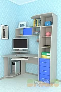 Компьютерный стол угловой Мебелеф-21