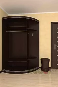 Радиусный шкаф-купе Мебелеф-12