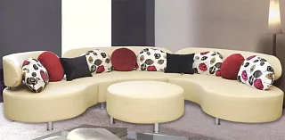Модульный диван София Без механизма Бежевый
