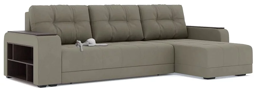 Угловой диван Милан, Коричневый