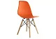 ф208а Стул деревянный Eames PC-015 orange