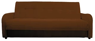 Диван прямой Лондон люкс Книжка Коричневый
