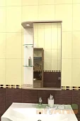 Шкафчик для ванной Мебелеф-2 Бежевый