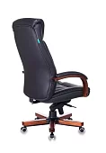 Кресло руководителя Бюрократ T-9922Walnut дизайн 1 Черный