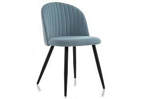 Стул Gabi 1 light blue / black 