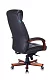 Кресло руководителя Бюрократ T-9922WALNUT, Черный
