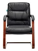 Кресло Бюрократ T-9927 Walnut-AV дизайн 1, Черный