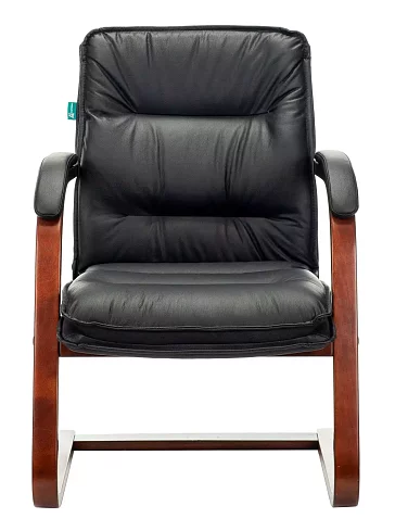 Кресло Бюрократ T-9927 Walnut-AV дизайн 1, Черный