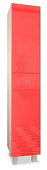 Пенал для ванной Мебелеф-2 Красный