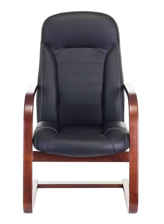 Кресло Бюрократ T-9923 WALNUT-AV, Черный