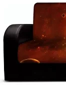 Прямой диван Космос Книжка Желтый
