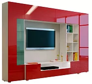 Стенка в гостиную Денди 1 Купертино Красный