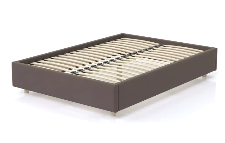 Мягкая кровать SleepBox 140 без изголовья, Бежевый