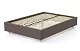 Мягкая кровать SleepBox 140 без изголовья, Бежевый