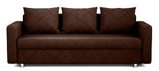 Прямой диван Атланта - Стелла Еврокнижка Коричневый