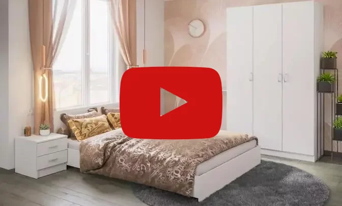 Кровать Ронда КР-140 (белое дерево) с матрасом Divano Classic Зависимые пружины (Bonnelle), Белый