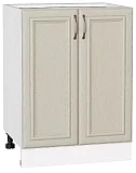 Шкаф нижний с 2-мя дверцами Шале 600 Ivory/Белый