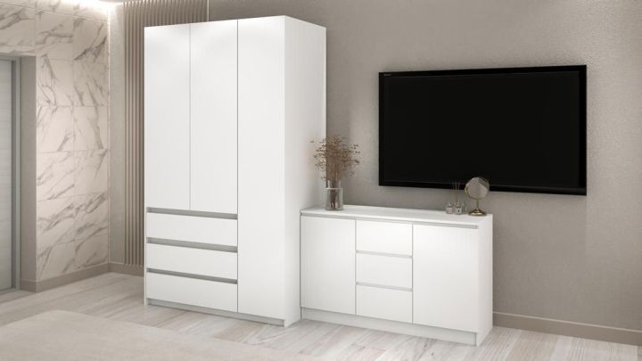 Комплект в прихожую Акация 2.5 м, Белый