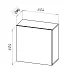 ф118 Шкаф навесной Поинт ТИП-60 дизайн 2
