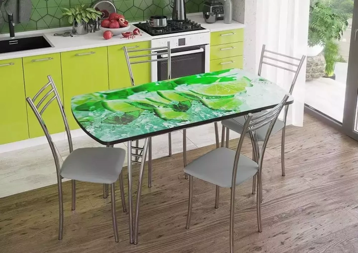 Стол обеденный Сирень, Фиолетовый