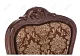 ф208а Стул деревянный Руджеро с мягкими подлокотниками орех / шоколад