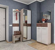 Прихожая Оскрон 9 дизайн 3 Белый 