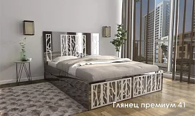 Кровать Глянец Кровати без механизма Серый