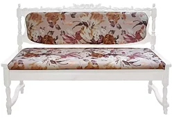 Прямой диван Картрайд Без механизма Белый