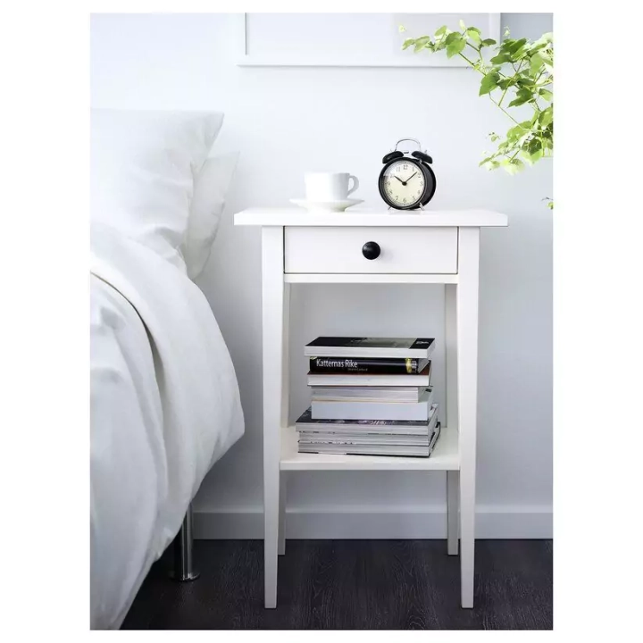 Прикроватная тумба HEMNES, Белый