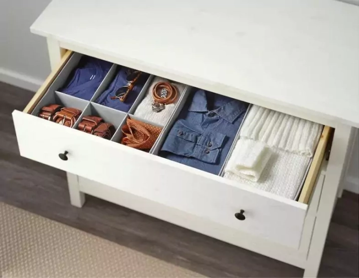 Комод с 3 ящиками HEMNES, Белый