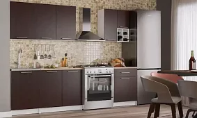 Кухня Глория 1,9 м (Венге Цаво) Коричневый