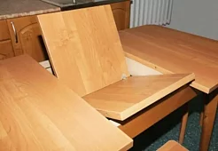Стол раздвижной овальная крышка ламино (венская нога) Боровичи арт238 Бежевый