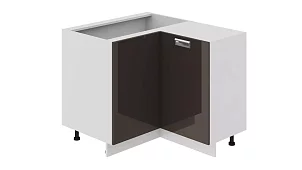 Шкаф напольный нестандартный угловой с углом 90° Серый