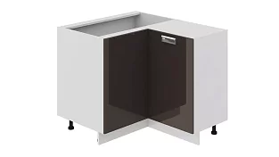 Шкаф напольный нестандартный угловой с углом 90°